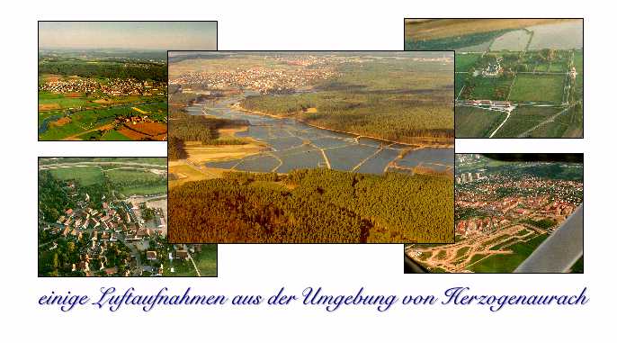 Luftaufnahmen aus der Umgebung Herzogenaurachs